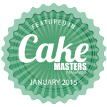 Featured in Cake Masters Magazine Janurary 2015